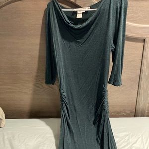 Long green dress worn twice great if pregnant